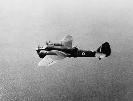 A Blenheim from 248 Squadron on patrol over the North Sea